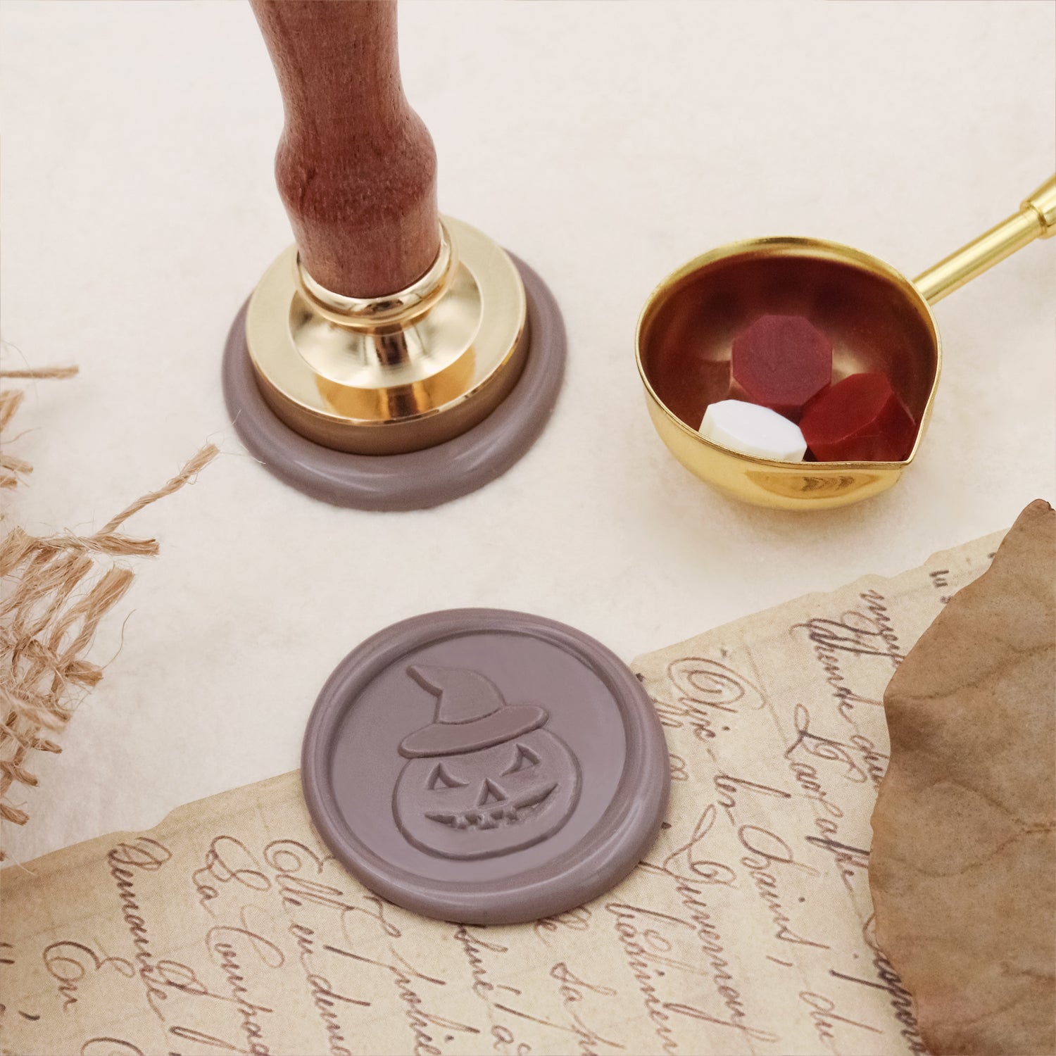 Tampon encreur sceau de cire Stamprints Halloween 3