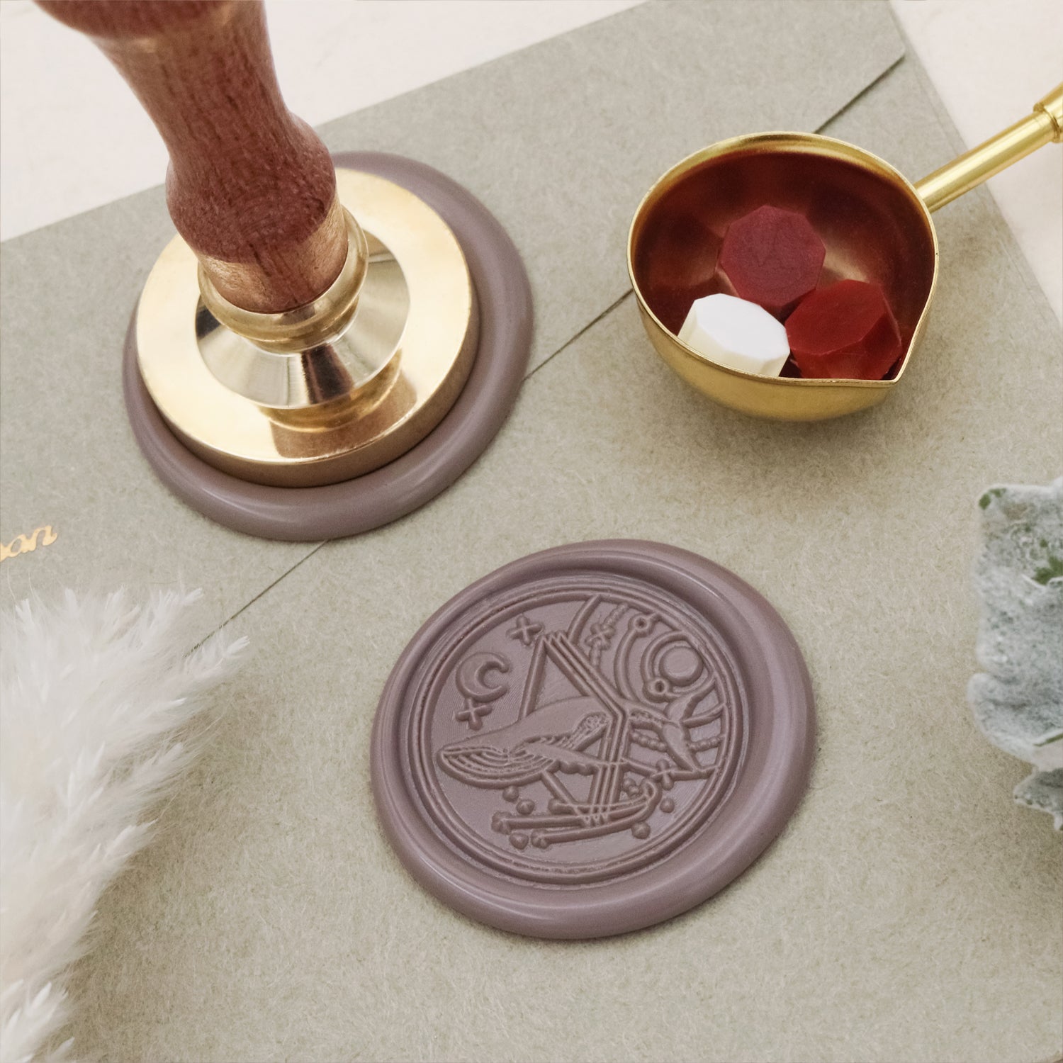 Stamprints Whale Wax Seal Stamp 3
