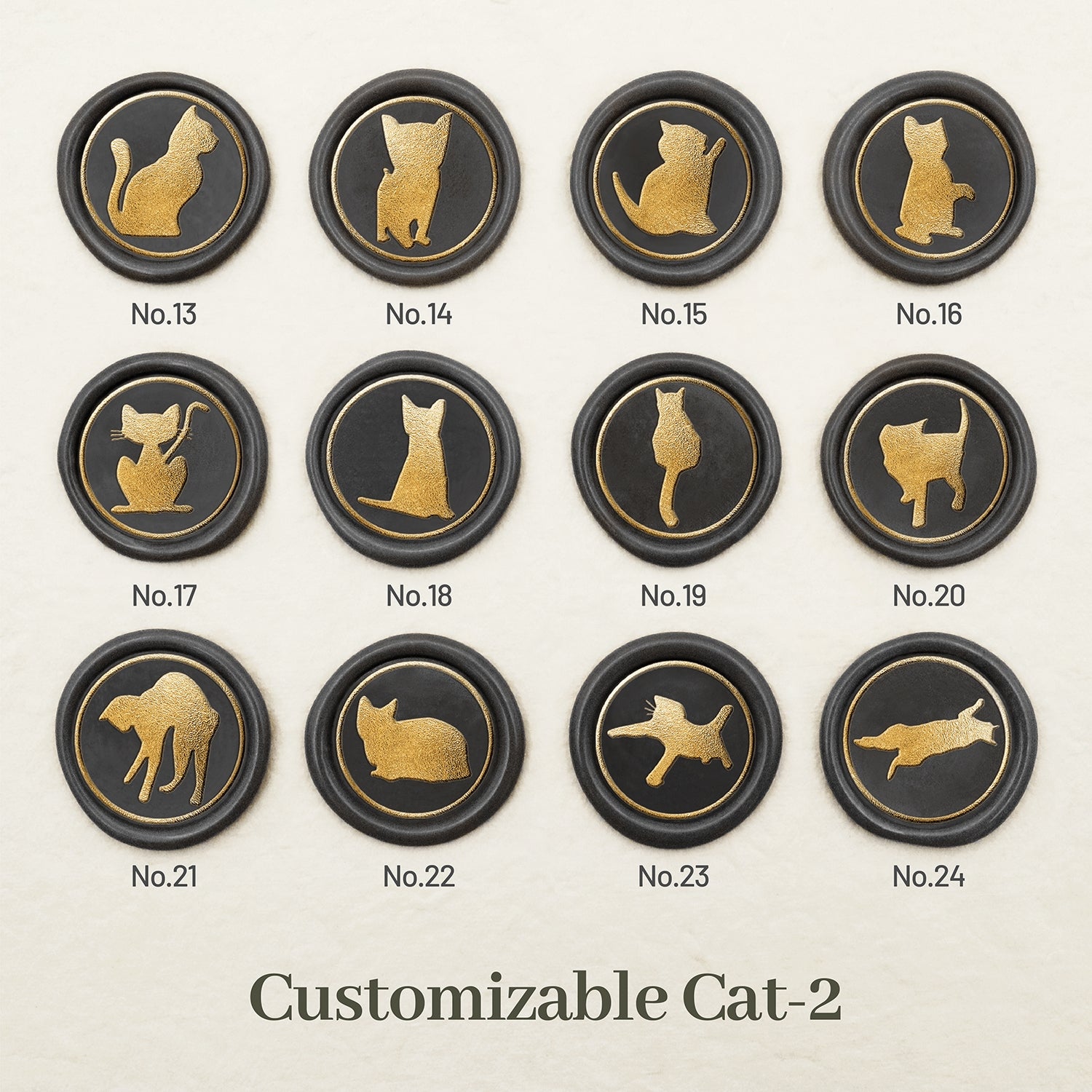 Stamprints Cat Wax Seal Stamp Color 2