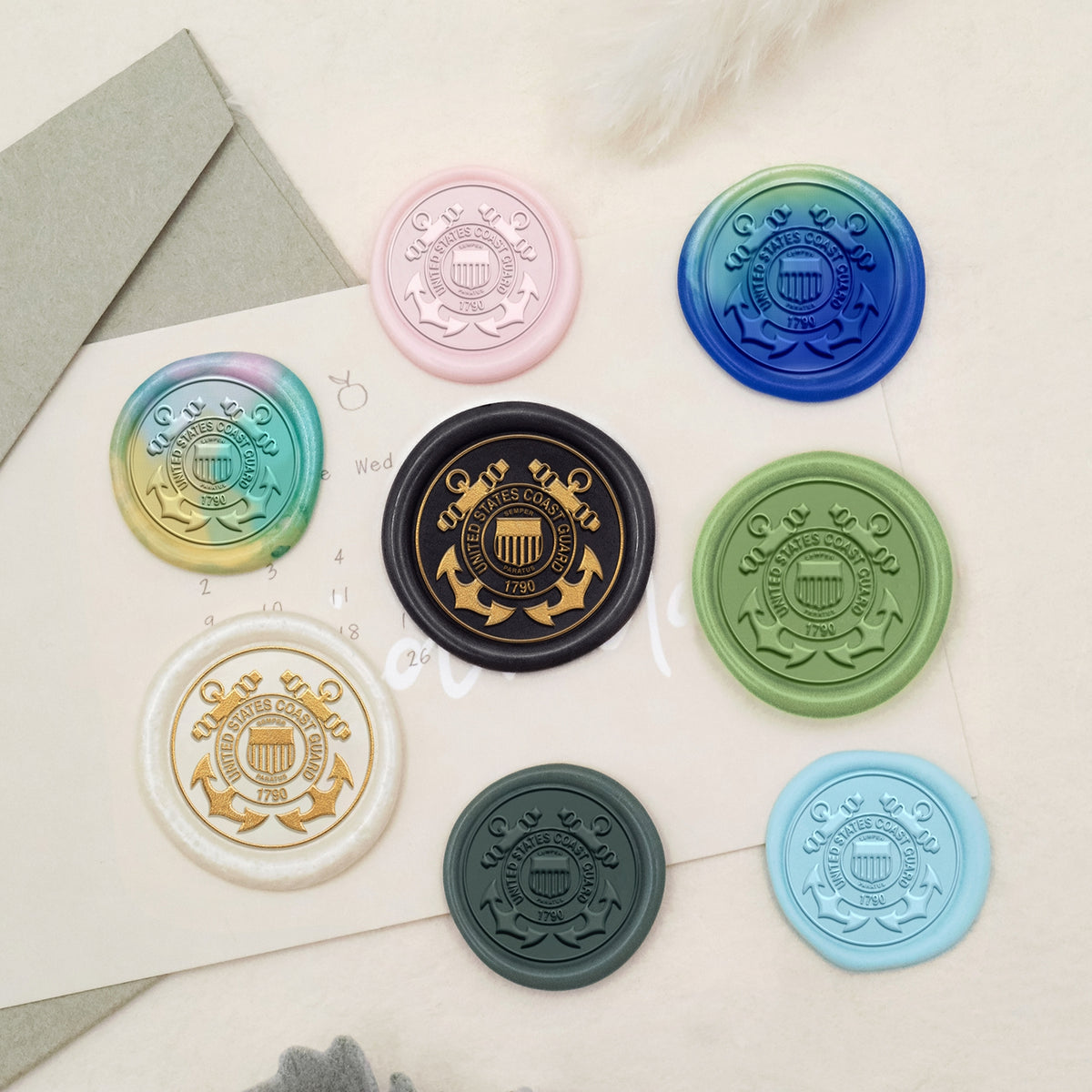 Stamprints US Coast Guard Symbol Wax Seal Stamp 3