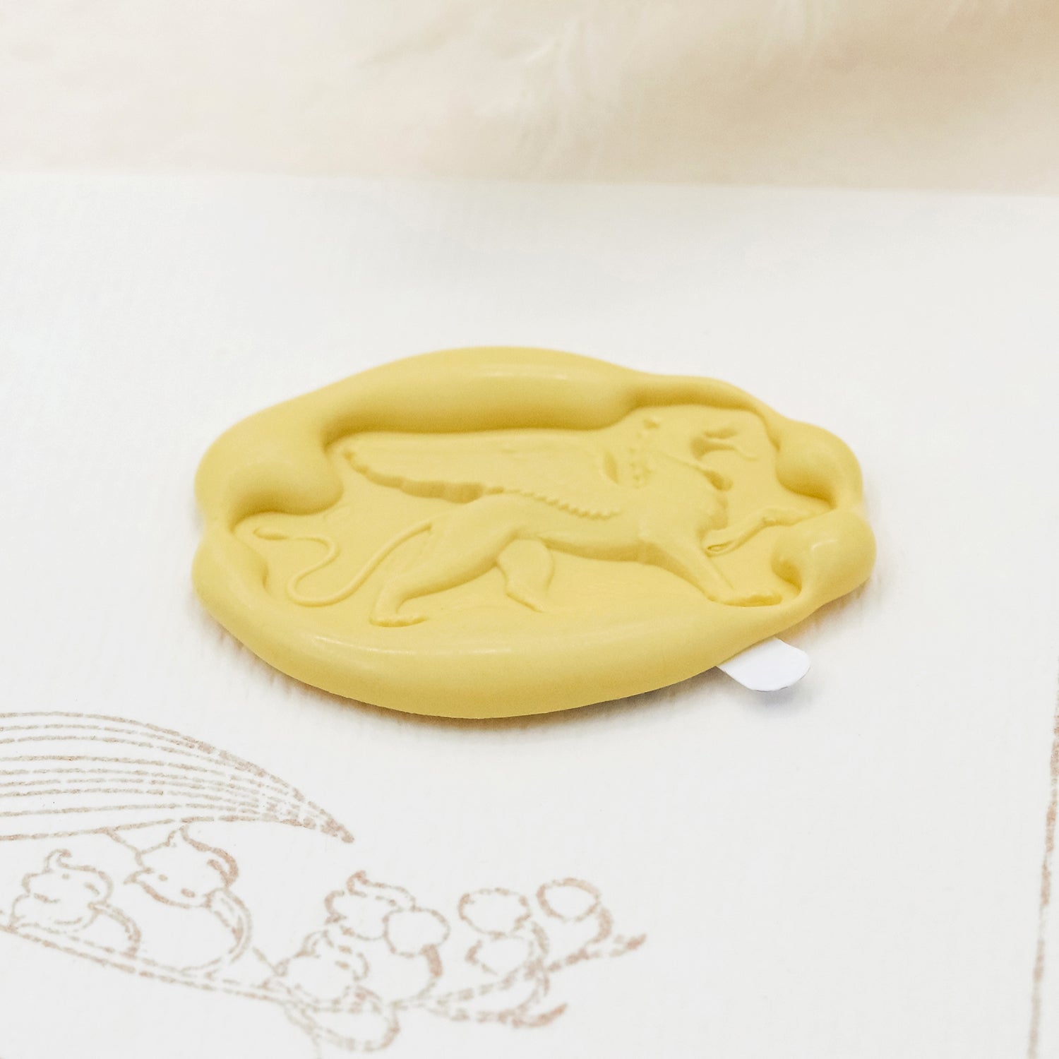 Stamprints Autocollants Cire à Cacheter Autocollant Relief 3D Griffin Sceau de Cire 4
