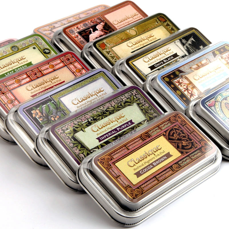StazOn Retro CQ Small Iron Box Detail Printing Ink Pad211