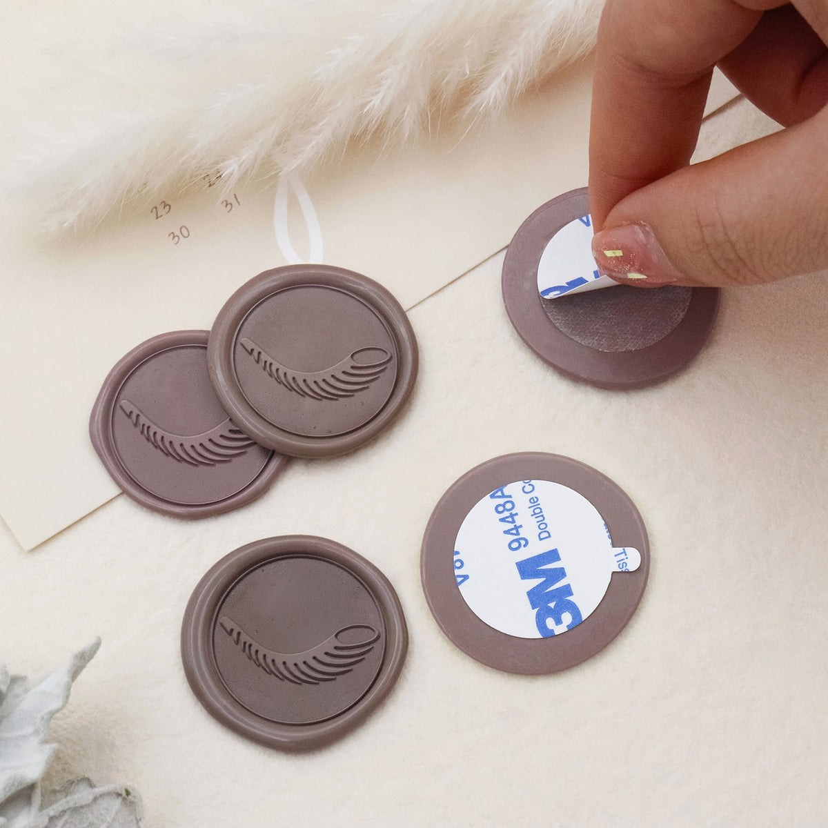 Stamprints Shofar Graph Wax-adhesive Wax Seal Stickers - style 12-2