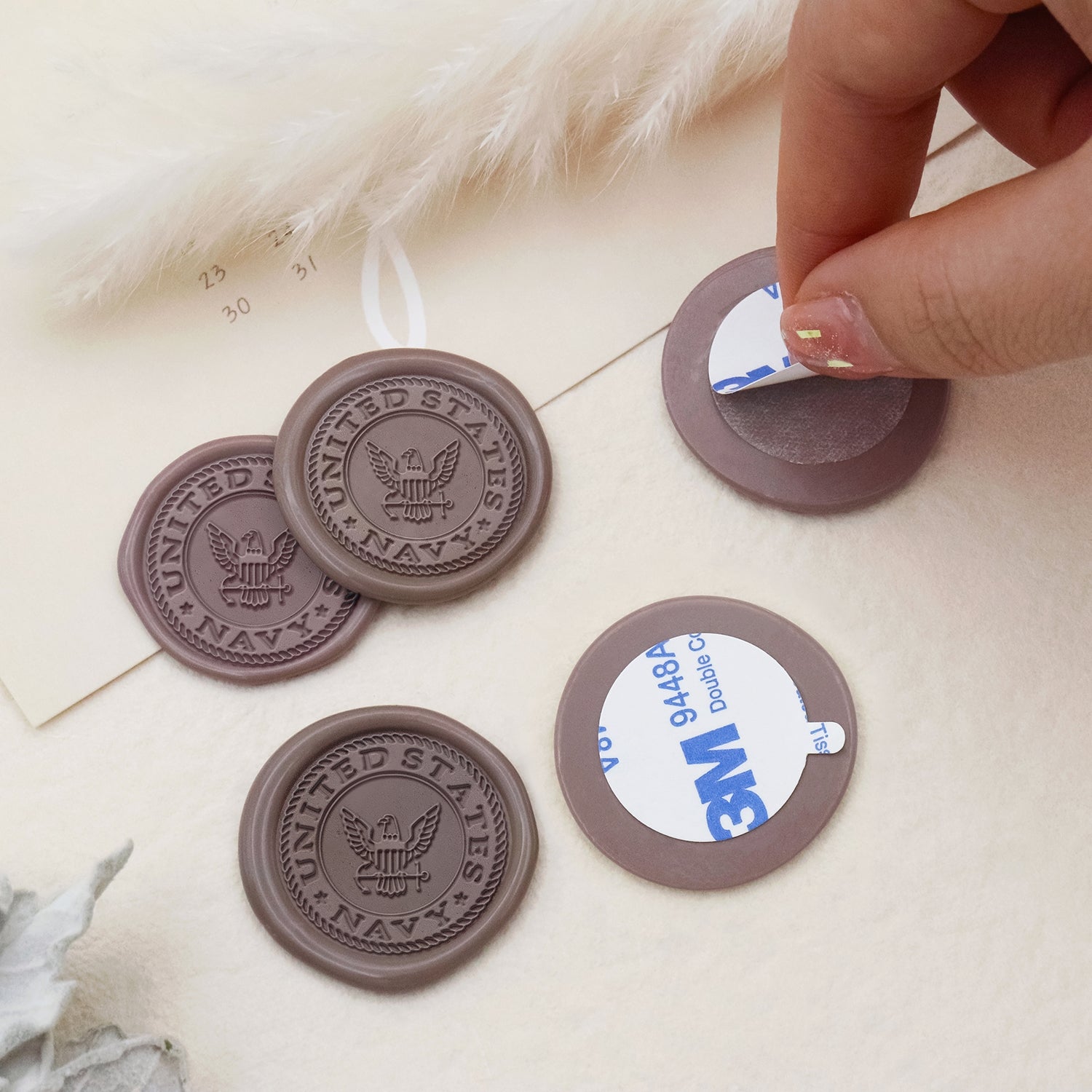 Stamprints US Army Wax-adhesive Wax Seal Stickers - style 12-2