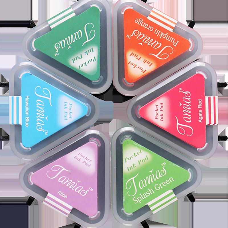 Tamias Triangular Mini Water-Based Ink Pad