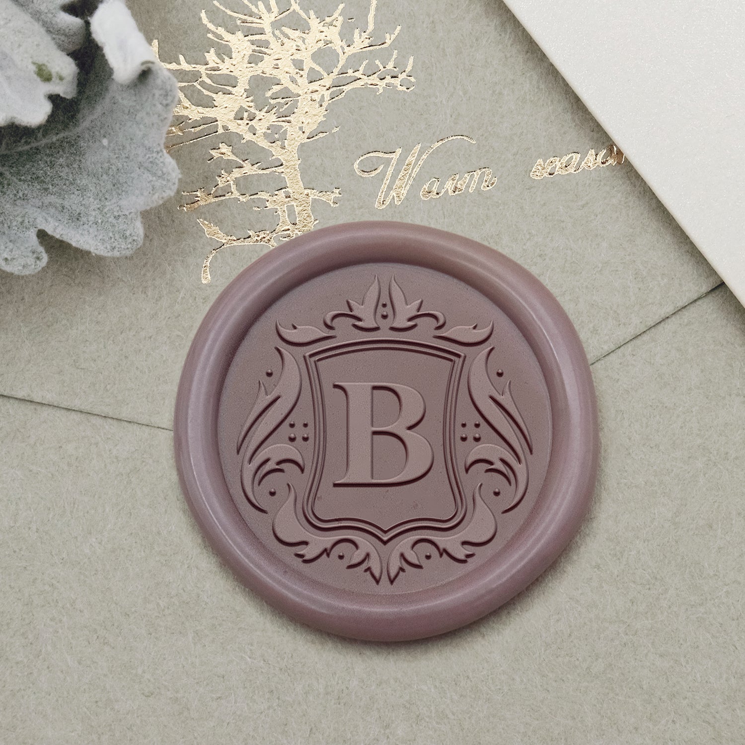 Custom Logo Wax Seal Stamp - Style 9-2