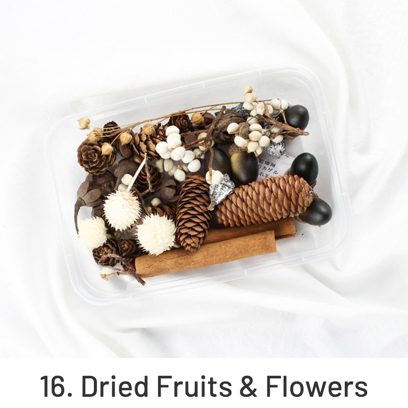 Air-Dried Real Flower Boxed Preserved Floral Material Pack sku-16