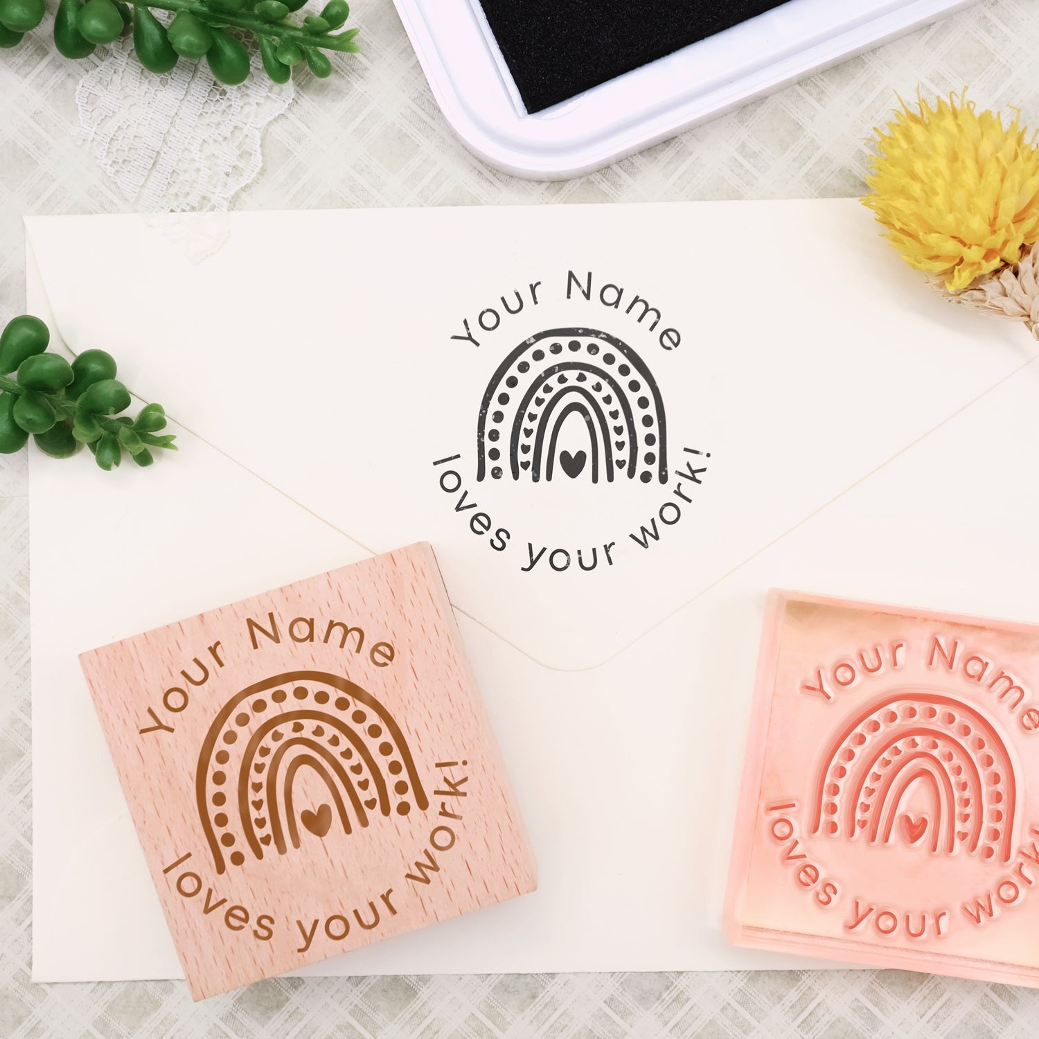Children's Day Custom Cartoon Star Rubber Stamp-3 1