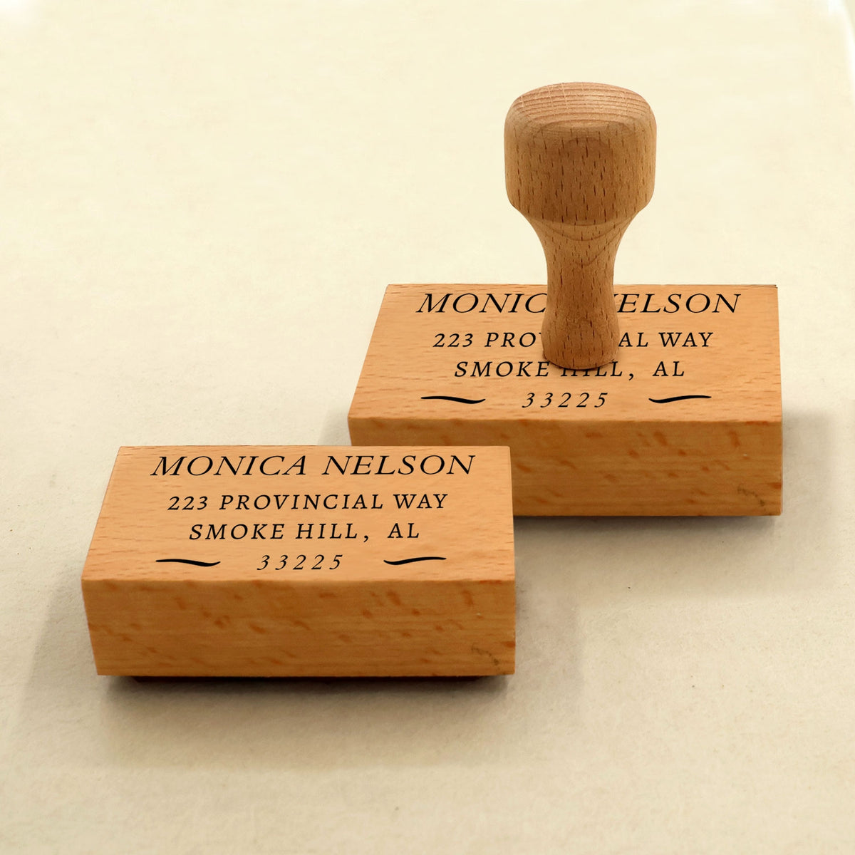 Custom Rectangular Address Return Rubber Stamp (9 Designs)-8