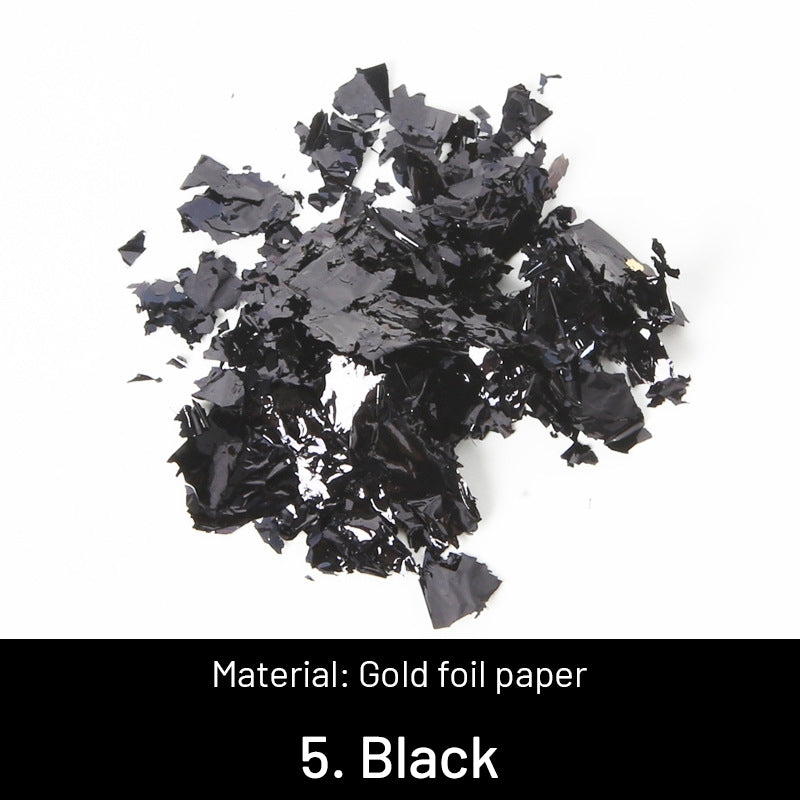 Feuilles d'or broyées décoratives DIY sku-5
