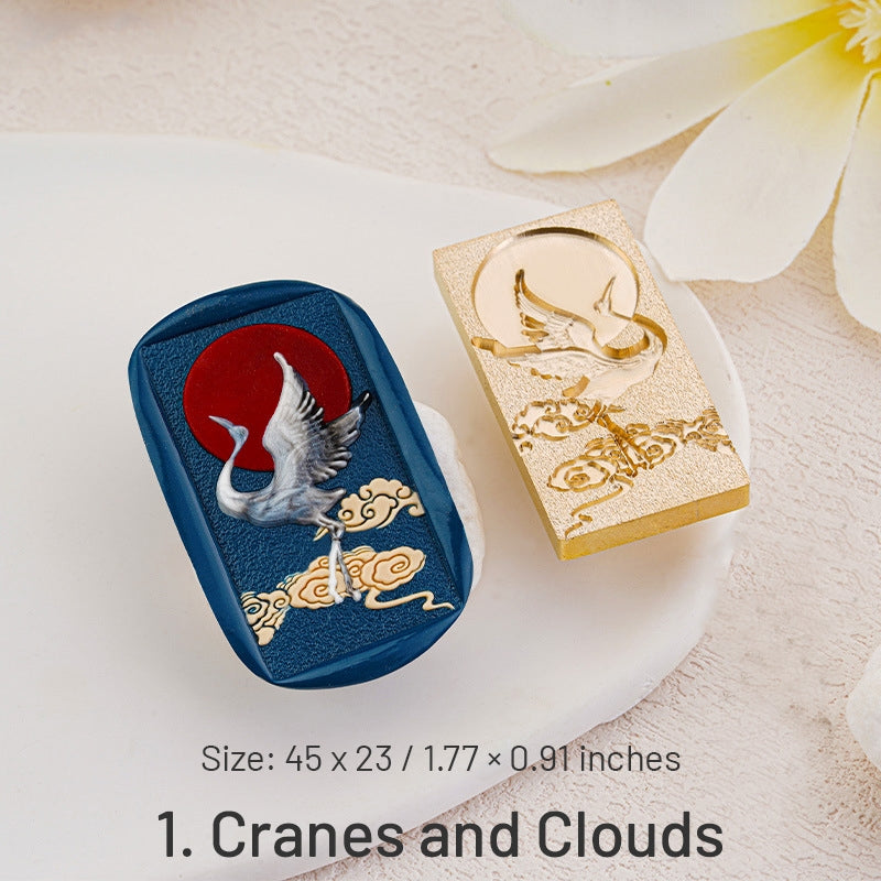 3D Relief Flora and Fauna Wax Seal Stamp (4 Design) sku-1