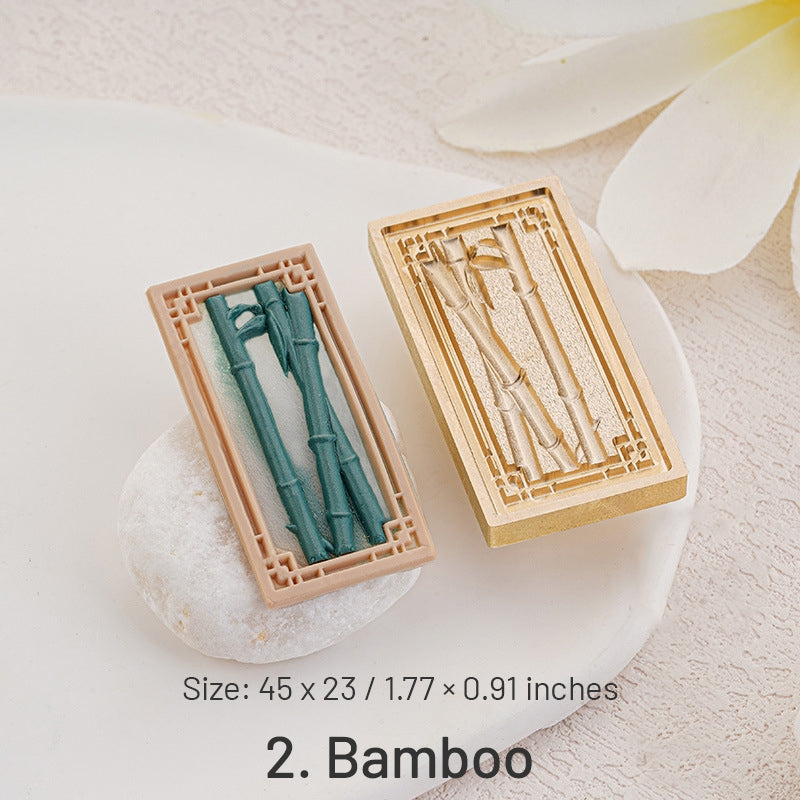 3D Relief Flora and Fauna Wax Seal Stamp (4 Design) sku-2