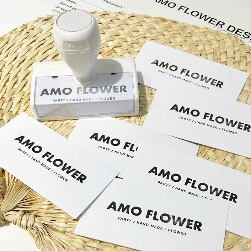 Custom Design White Photosensitive Stamp With Your Artwork Self Ink3
