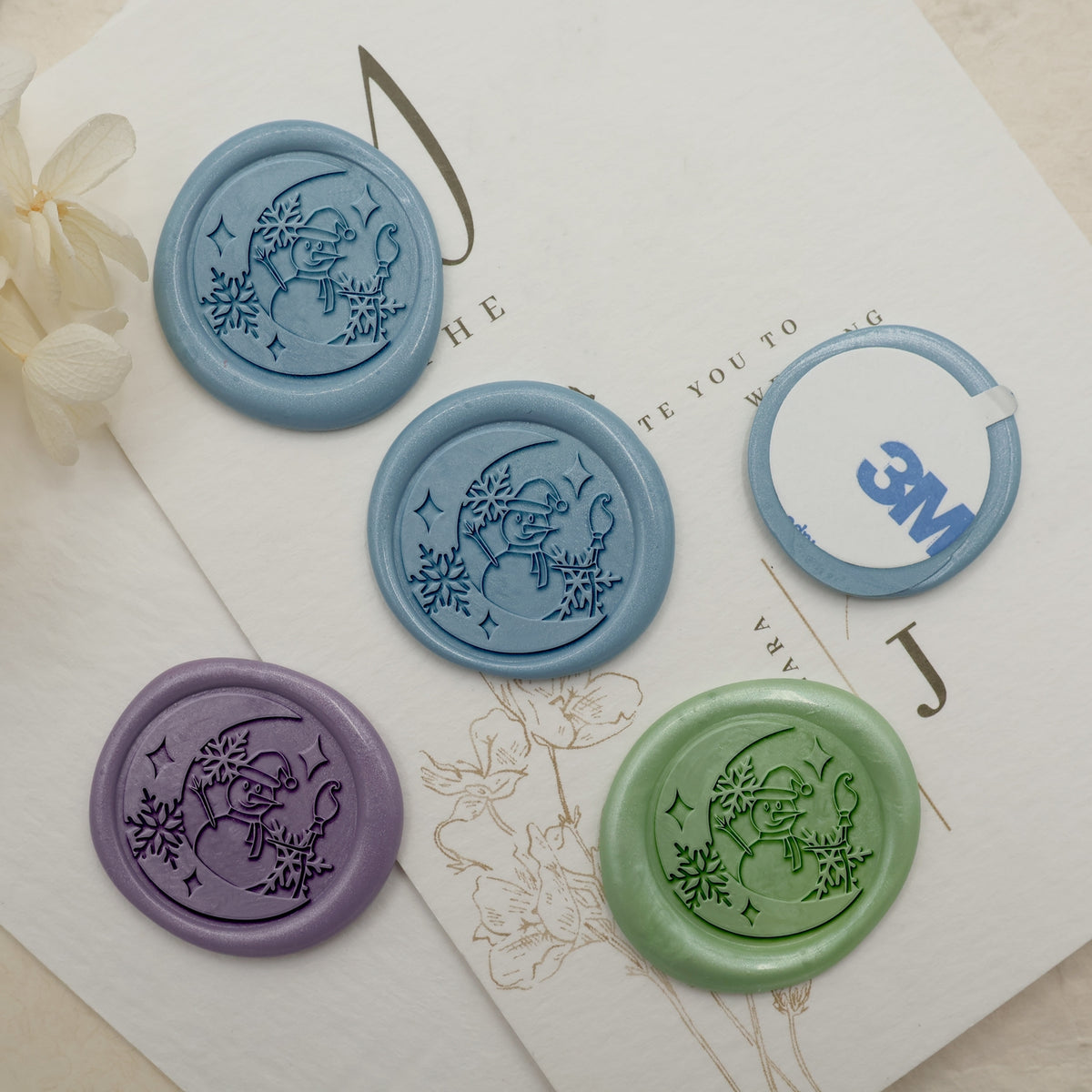 Christmas Wax Seal Stamp (27 Designs)-21 3