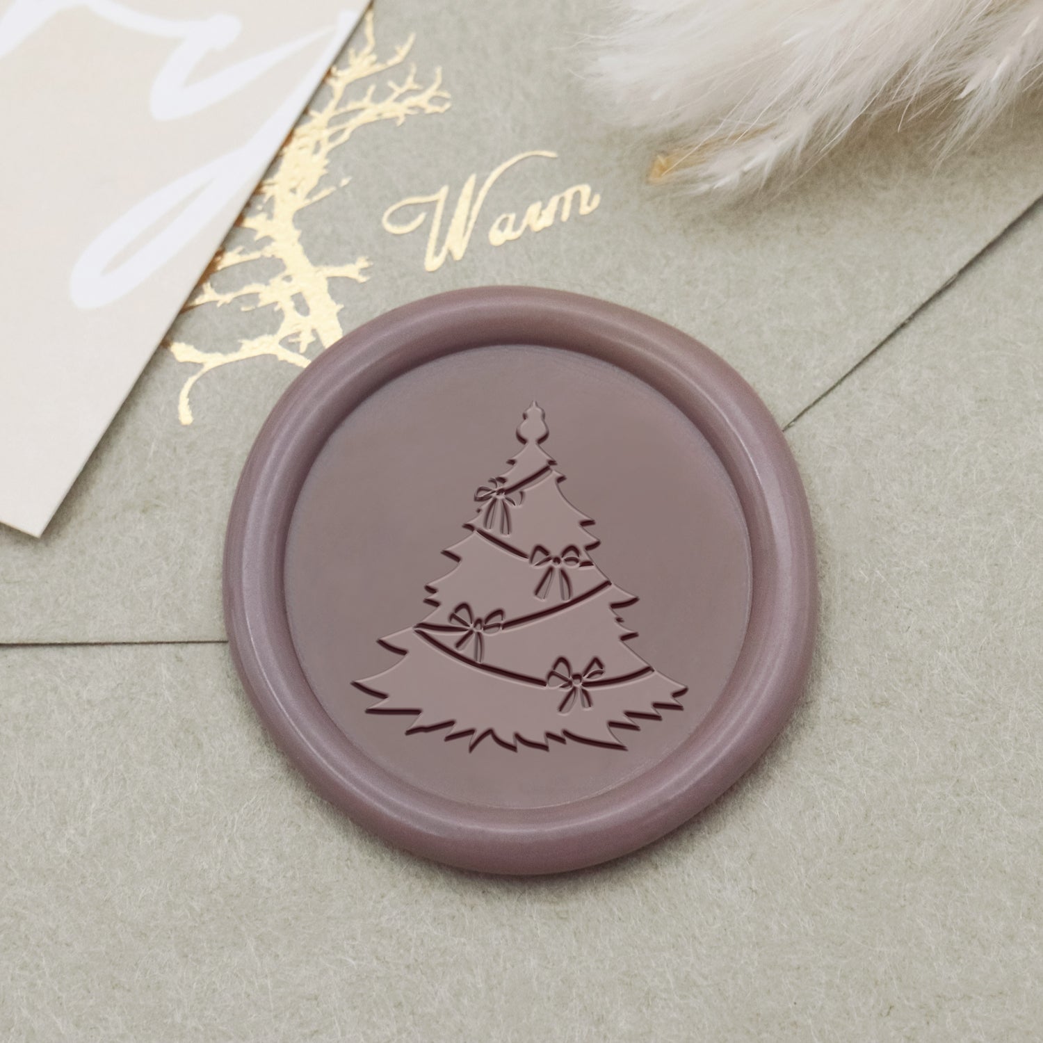 Tampon Encreur Sceau de Cire de Noël (27 Designs)-24 1