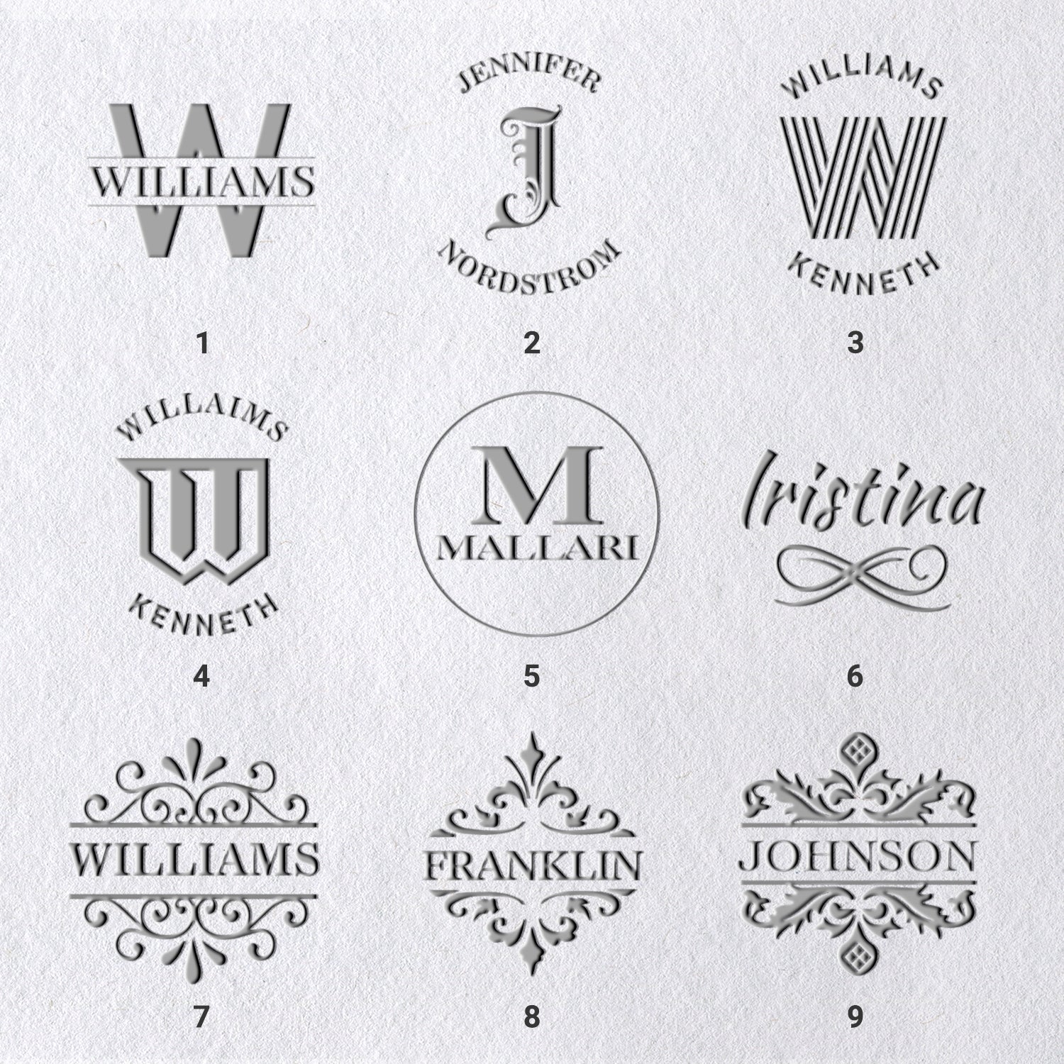 Custom Name Embosser (27 Designs) sku_11