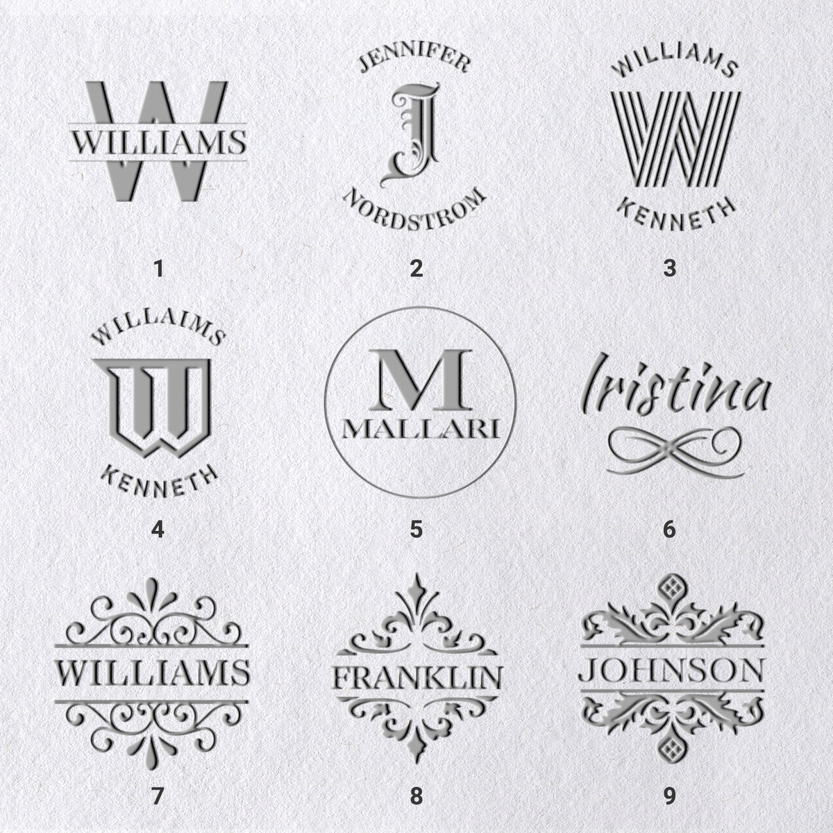 Custom Name Embosser (27 Designs) sku_11