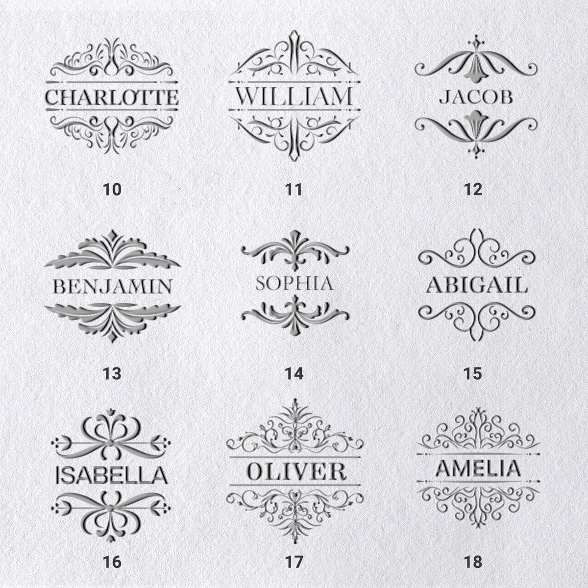 Custom Name Embosser (27 Designs) sku_21