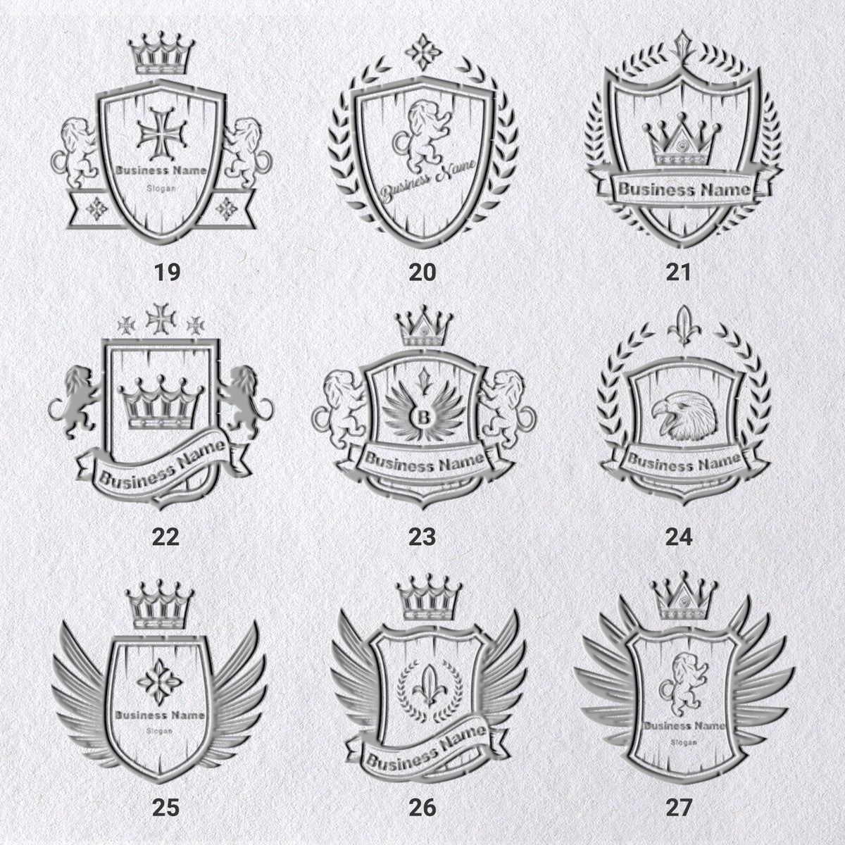 Custom Logo Embosser (30 Designs) sku-31