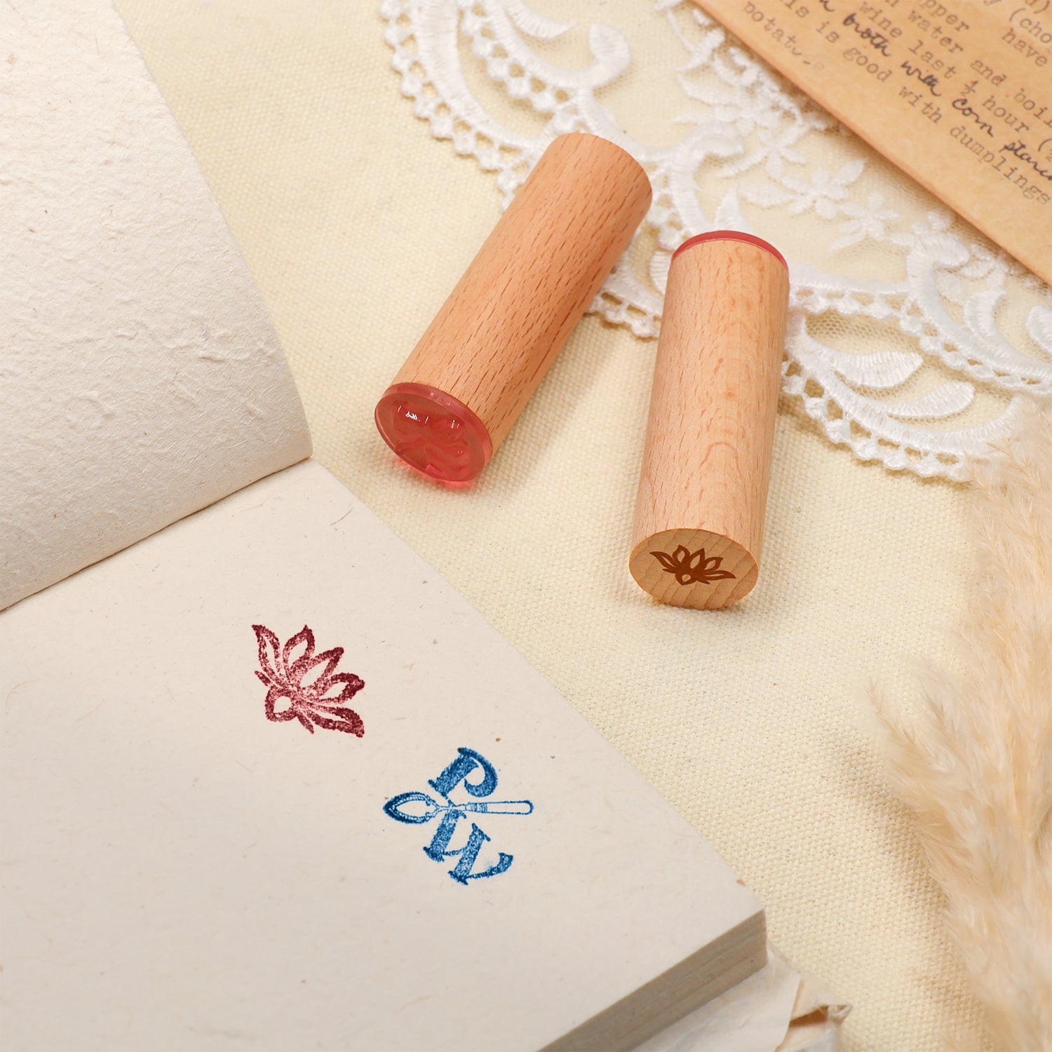 Mini Tampon en Caoutchouc Personnalisé 1