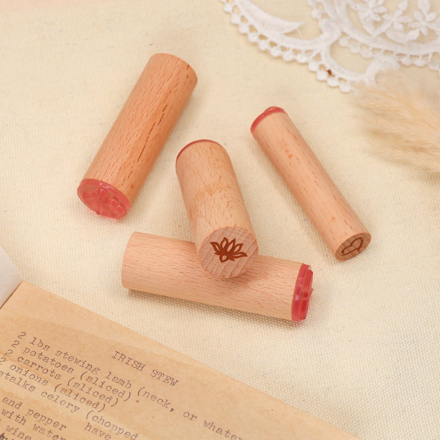 Mini Tampon en Caoutchouc Personnalisé 3
