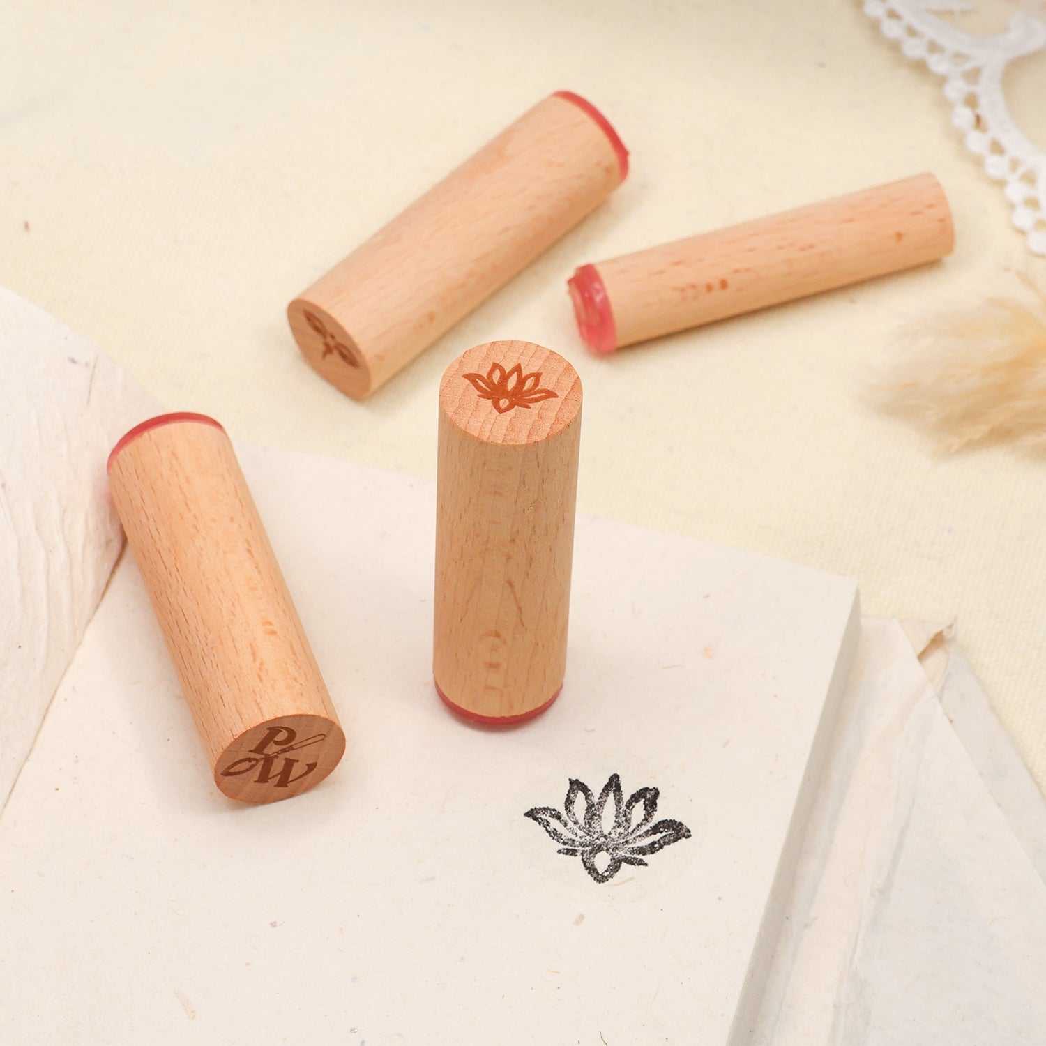 Mini Tampon en Caoutchouc Personnalisé 6