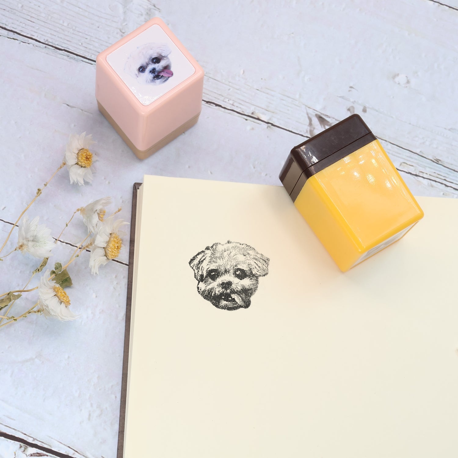 Tampon Encreur Portrait Personnalisé de Tête d'Animal de Compagnie, Tampon Encreur Chat & Chien Personnalisé à Partir de Photo, Tampon Encreur Personnalisé sur Devoirs, Tampon Encreur pour Enfants, Cadeau Saint-Valentin 17