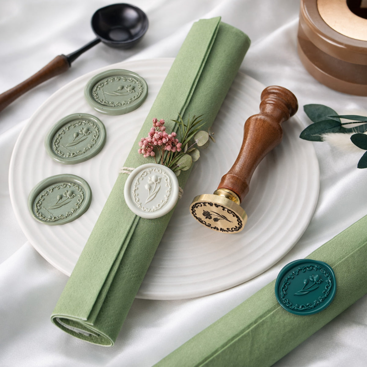 Custom 3D Relief Wax Seal Stamp7