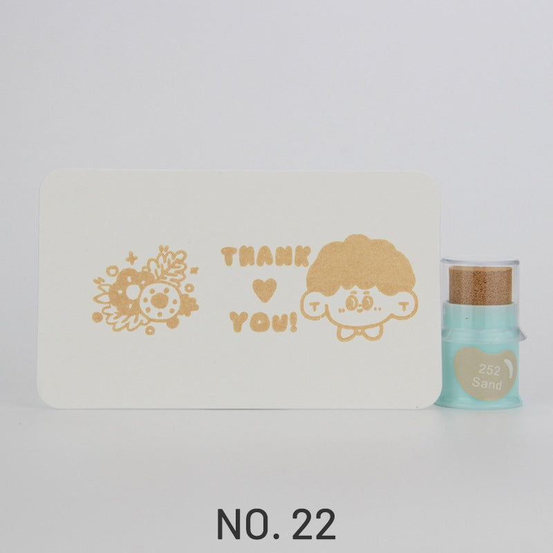 Cute Finger Cot Stamping Ink Pad (35 Colors)22