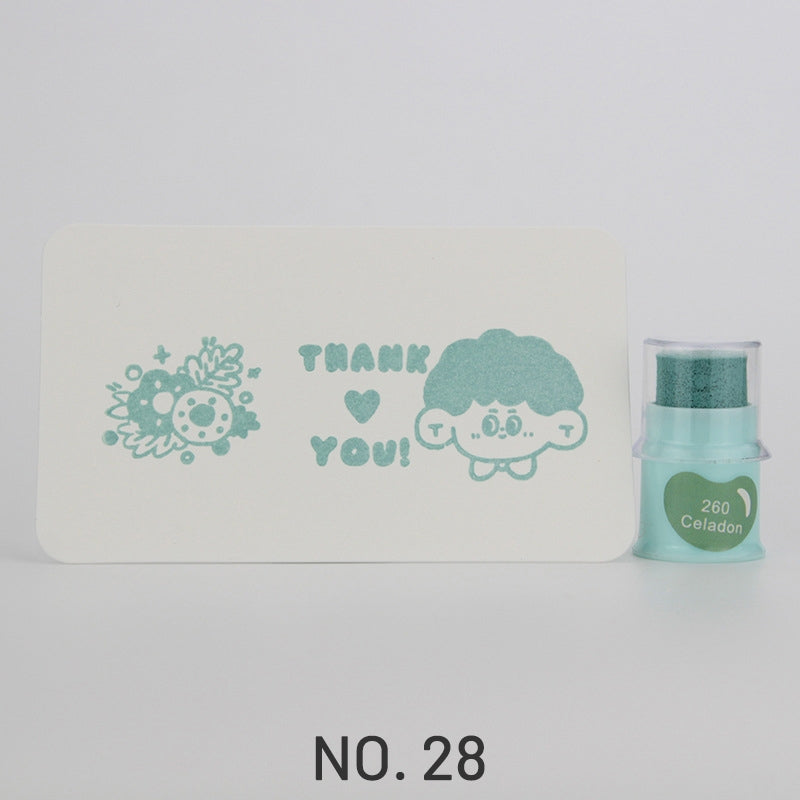 Cute Finger Cot Stamping Ink Pad (35 Colors)28