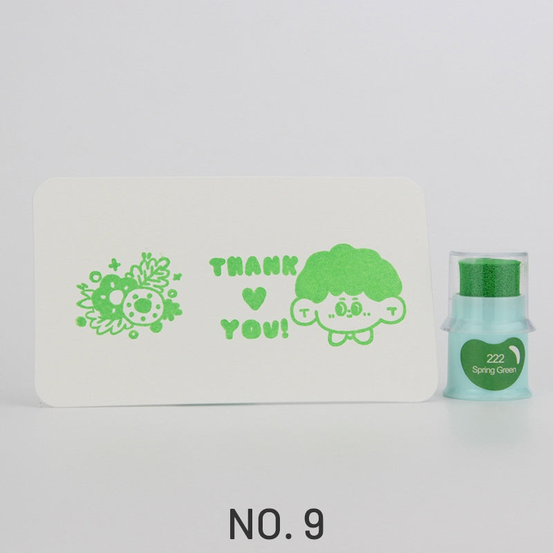 Cute Finger Cot Stamping Ink Pad (35 Colors)9
