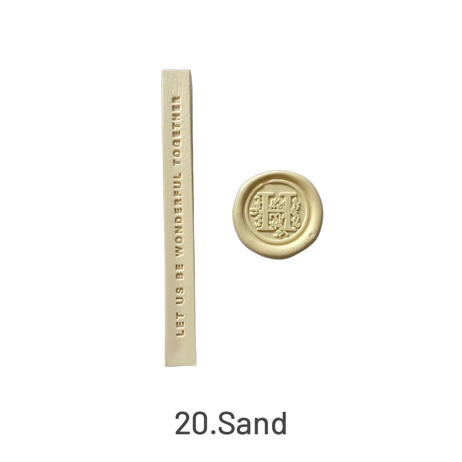 Bâton de cire à cacheter mat pastel sans mèche20