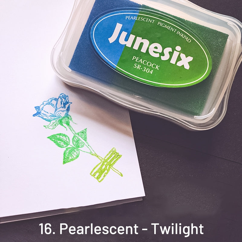 Tampon Encreur à Encre Dégradée 3 Couleurs Multicolore NacréSKU-16