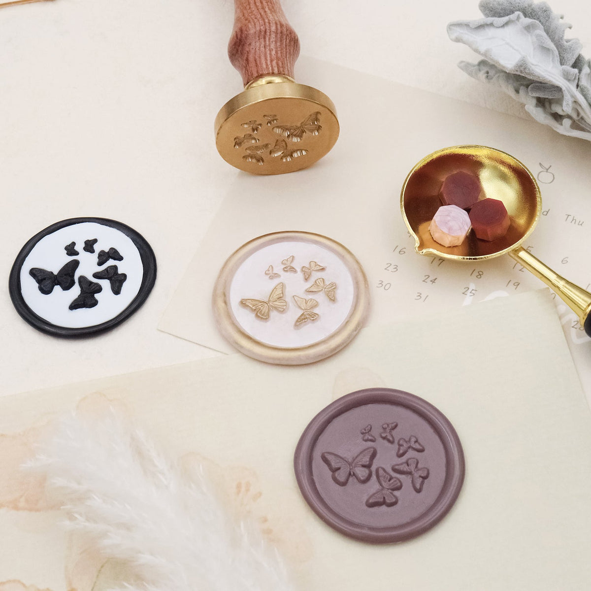 Stamprints Butterfly Wax Seal Stamp 3