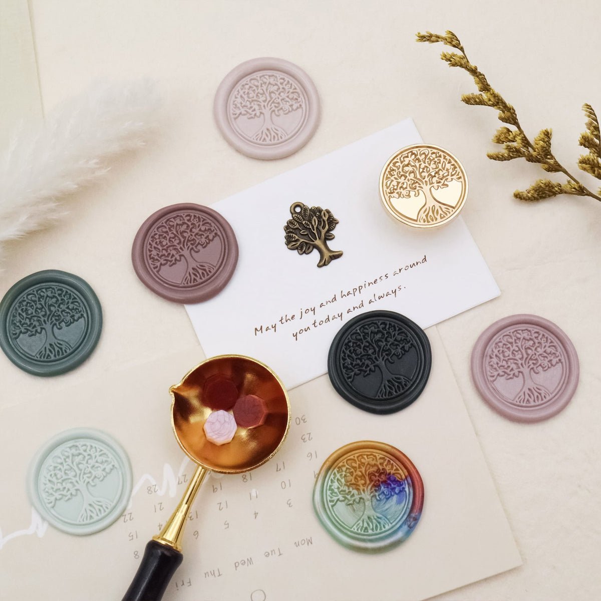 Stamprints Tree of Life Wax Seal Stamp 2