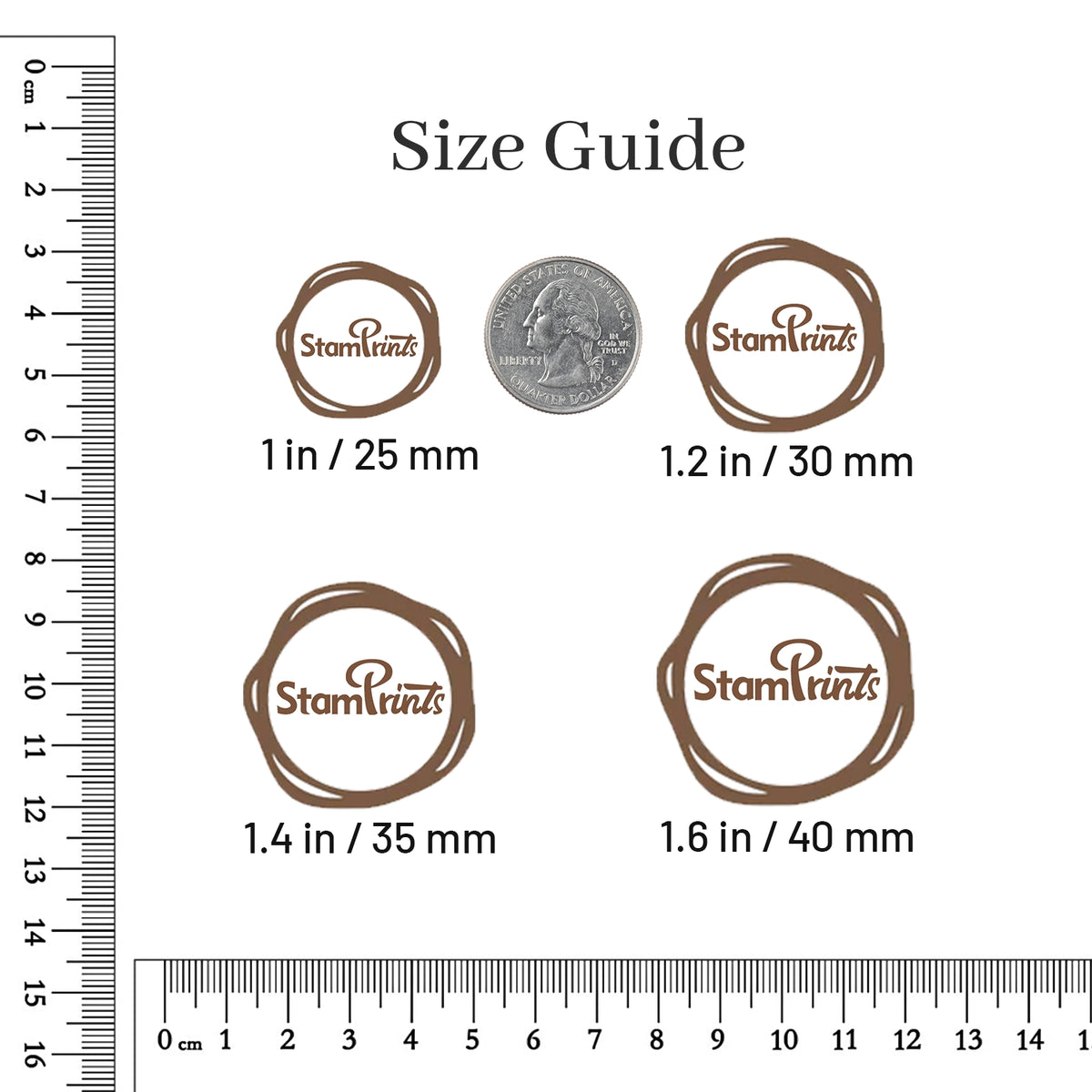 Manche Stamprints Taille 1